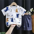 thumbnail image 7 of Toddler Boys Clothes Kids Summer Cotton Outfits Children's Short Sleeve Short Pants Set Cotton Boys Girls Summer Clothes T Shirt Shorts Baby Clothes Soft Sports Playwear Set, 7 of 7