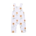 thumbnail image 2 of EYIIYE Baby Flower Print Straps Jumpsuit Long Pants Romper 0-24 Months, 2 of 6