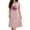 Pink, variant on LEKEK 4Th of July Outfits for Women Short Sleeve Crew Neck Oversized Nightgowns American Flag Printed Midi Sleep Dress Loose Fit Patriotic Lounge Sets