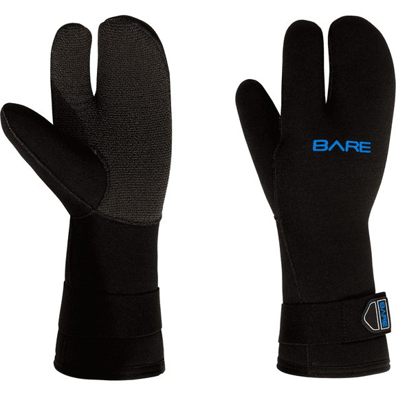 Bare 7mm Unisex K-Palm Three-Finger Scuba Dive Mitt
