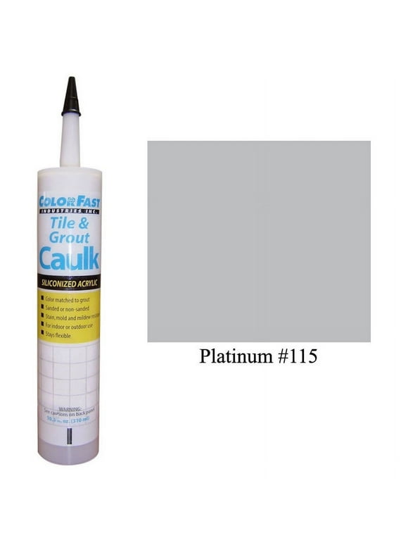 ColorFast Latex Colored Caulk - CBP Color Line: Platinum Unsanded