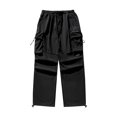 thumbnail image 2 of Up to 65% off! Cargo Pants for Mens Baggy Fashion Plus Size Outdoors Water Proofing Thick Inside Design Solid Casual Elastic Waist Pocket Cargo Pants, 2 of 8