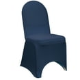 thumbnail image 3 of YCC Linens - 6 Pack Stretch Spandex Banquet Chair Covers - Navy Blue, 3 of 6