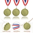thumbnail image 3 of Uxcell Award Medal, Prize Medal Winner Award with Neck Ribbon for Competitions Gold, 3 of 7