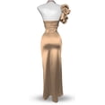 thumbnail image 3 of Vestido de graduación escote de corazón Beige Unitalla, 3 of 3