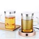 thumbnail image 2 of Ounissouiy Taza de té, taza de cristal, suministros para el hogar, 3 capas, mano de obra fina, accesorios prácticos para el hogar de acero Artesanía, 2 of 6