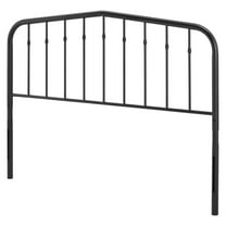 Headboard, Full Size, Metal, Black, Modern Contemporary Urban Design, Bedroom Master Guest Suite