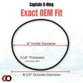 thumbnail image 4 of Captain O-Ring  35505-1275 / SPX1580Z1 O-Ring for Pentair Sta-Rite Multiport and Hayward Powerflo Pumps 2 Pack, 4 of 6