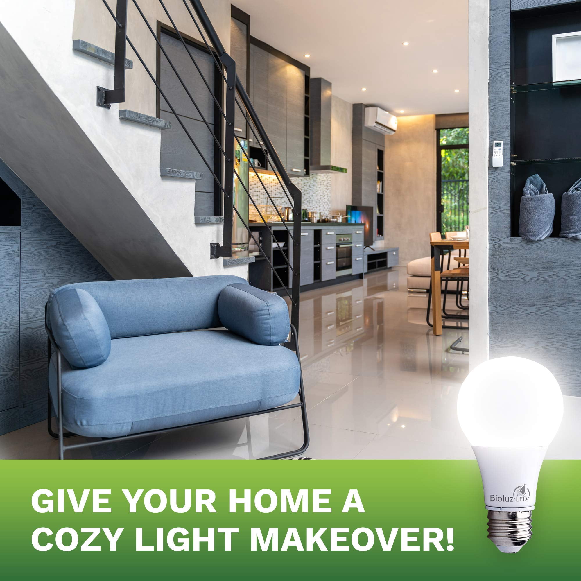 A19 LED Light Bulbs 48 Count, 6W 40W Equivalent, 4000K Cool White, 450 Lumens, Non-Dimmable, E26 Base, UL Listed, Home Decor