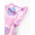 thumbnail image 3 of Disney Stitch Girls Dresses with Graphic Ruffled Shoulder Casual Outfits for Summer, Sizes 2-6, 3 of 6