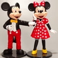 thumbnail image 1 of Figuras de acción de Mickey Mouse y Minnie de Pvc, set de 2 unidades, modelo de estatua, juguetes de decoración, regalo, 1 of 5