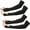 Black, variant on Annuodi Arm Protection Sleeves Level 5 Cut 2 Pairs Heat Resistant Sleeves Protectors for Thin Skin Bruising Men Women