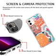thumbnail image 3 of Hippie Collage Case Compatible with iPhone 12,Aesthetic Art Design TPU Bumper Cover Case, 3 of 6