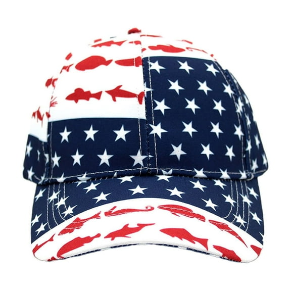 geerera Clearance Independence Day 4th Of July Hat Costume Topper Print Cap Sun Hat Baseball Cap Independence Day Keepsake Decoration Gift Sun Hat