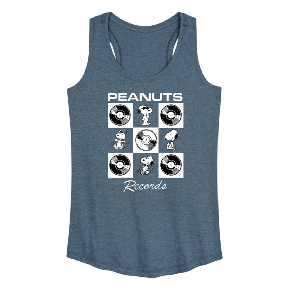 Peanuts - Snoopy Vinyl - Women's Racerback Tank Top