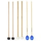 thumbnail image 2 of 6 piezas de baquetas de percusión, baquetas, mazos de tambor, mango de madera para práctica en el escenario, xilófono, marimba, 2 of 9