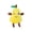 Yellow, variant on Human Induction Musical Plush Toy, Interactive Fruit-Shaped Touch-Sensitive Rhythm Instrument, Educational Singing Stuffed Animal for All Ages,Fruit Style.