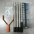 thumbnail image 6 of Adjustable Stainless Steel Thatching Rakes 170cm For Garden Yard Lawn Maintenance, 6 of 10