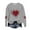 #04- Gray, variant on Sequin Heart Sweatshirts for Women Valentine's Crewneck Long Sleeve Pullover Tops Loose Graphic Hoodies Casual Trendy Shirts Fashion Lover Gift New Years Eve Outfits Women