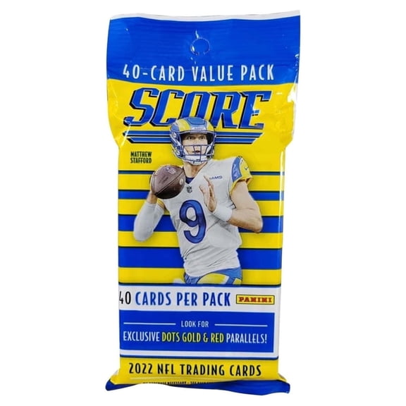 2022 Panini Score Football 40 Card Value Pack - Factory Sealed