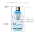 thumbnail image 2 of Waterproof USB 2.0 PDF Disposable Temperature Data Logger 60 Days Cold Chain Thermometer Recorder for Biological/Medicine Chemical Industry, 2 of 7