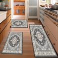 thumbnail image 2 of Kitchen Rugs Sets of 3 Non Slip Washable Kitchen Mats for Floor, Waterproof Kitchen Runner Rug, Floor Mat Carpet for Entryway, Laundry, Sink, Hallway, Bathroom, 2 of 10