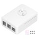thumbnail image 1 of Funda para Raspberry Pi 4B ABS carcasa disipador térmico cubierta superior extraíble Simple carcasa protectora, 1 of 8
