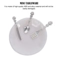 thumbnail image 2 of SHISUYAN 6 Sets Mini Tableware Kit Mini Forks Spoons Knives Dollhouse Kitchen Furniture Supply, 2 of 8