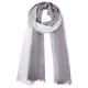 thumbnail image 1 of INSPIRAR CHIC Bufandas de Algodón y Lino para Mujeres con Color Gradiente Ombre Suave Pañuelo Hijab Chal 74.8"x35.4" Blanco+Gris, 1 of 6