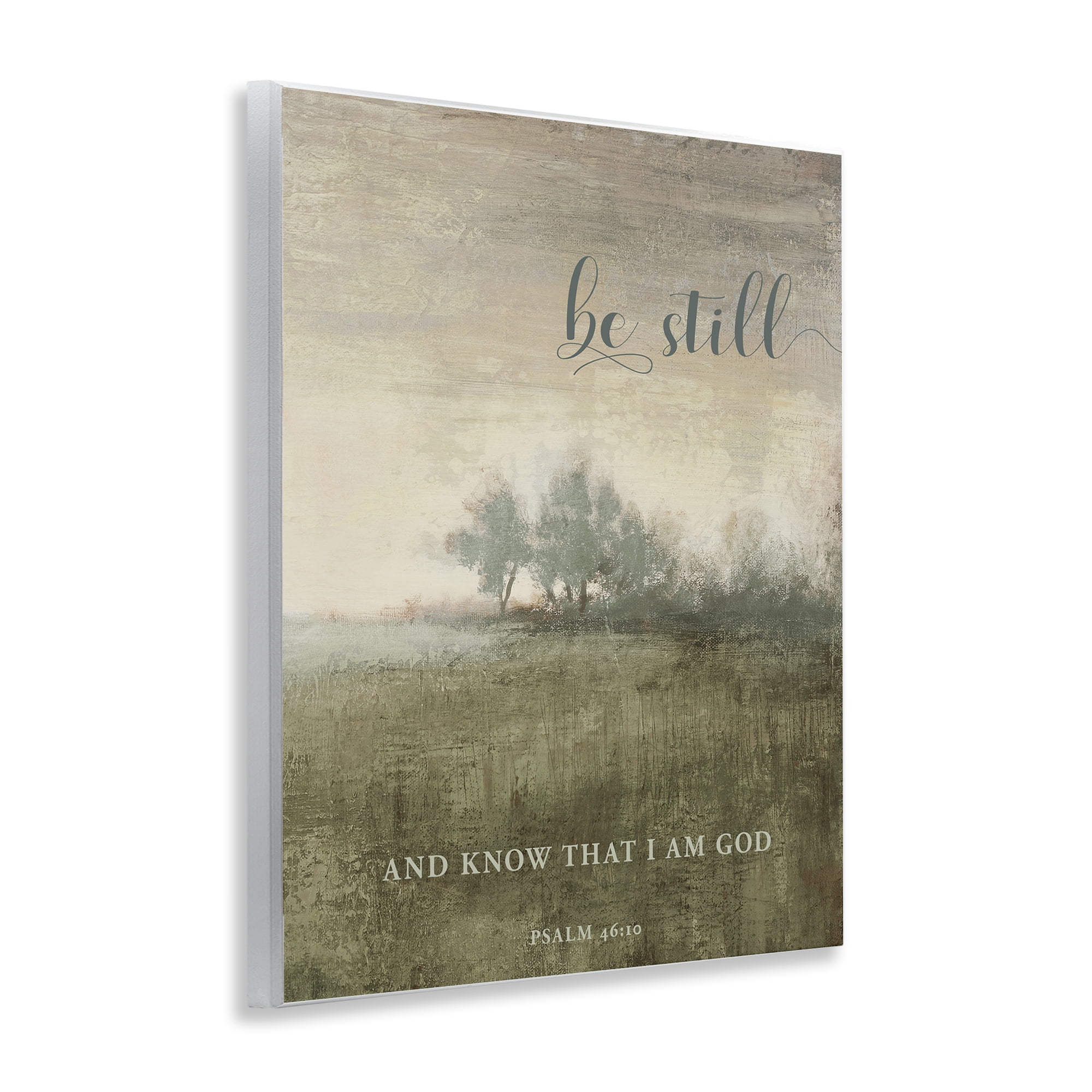 Stupell Industries Be Still Psalm 46:10 Wall Plaque Art, design by Michael Marcon