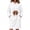 RWM-White, variant on LWFFDAW Long Pet Pouch Hoodie Dress for Women with Dog Carrier Pockets Oversized Hoodie Fall Winter Loose Casual Hooded Sweatshirt Dress