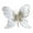 White, variant on Dualoai Butterfly Clip Christmas Ornament Decoration Indoor Home Glitter Decorative Violet