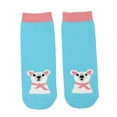 thumbnail image 2 of Girls Micro Cozy Character Socks, 3 Pack, Soft Plush Whimsical Pattern Socks, LT PINK, M/L, 2 of 17