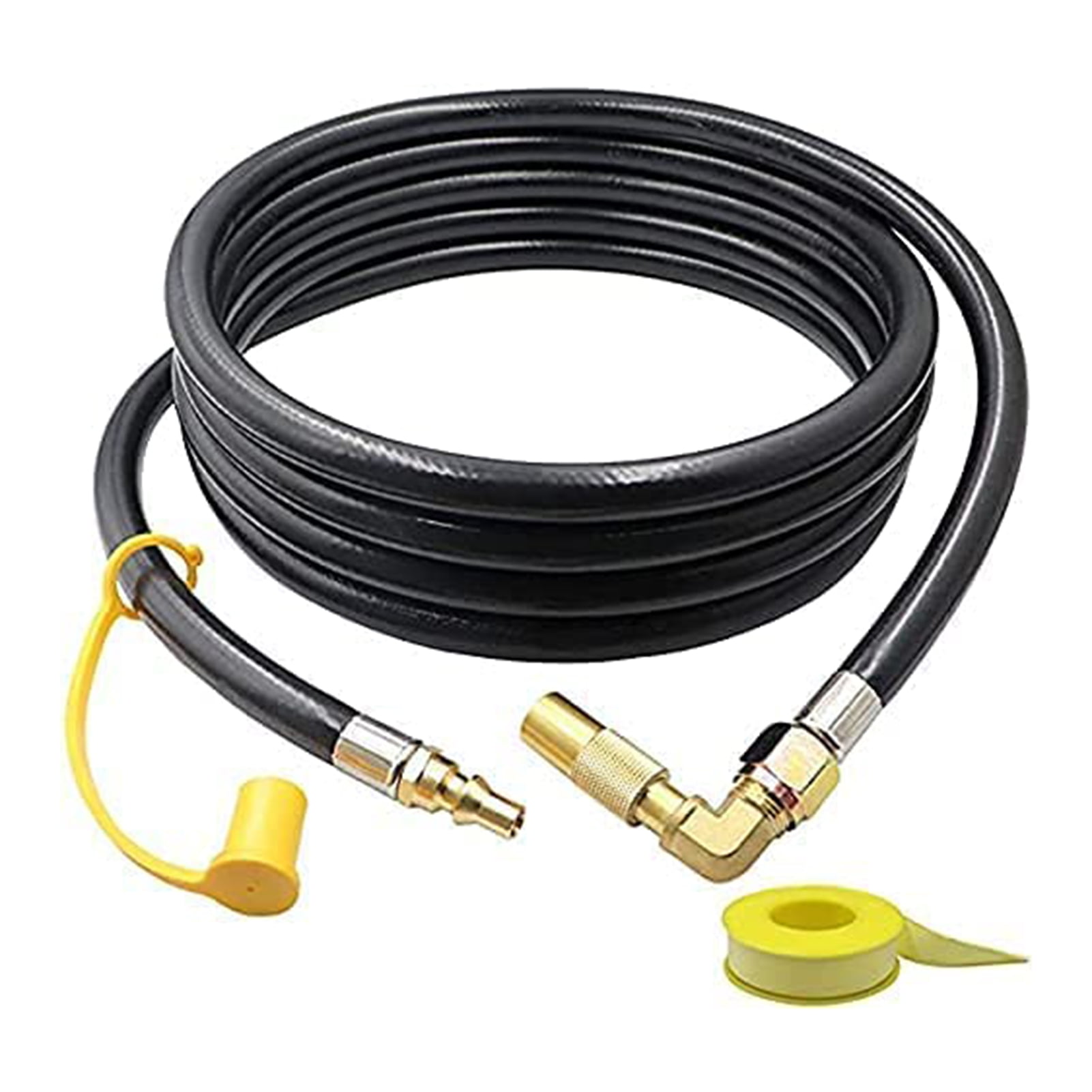 18 FT RV Propane Quick Connect Hose For To Grill BBQ Release LP Gas Line Camp 
