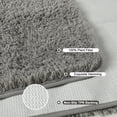 thumbnail image 6 of Softlife Machine Washable Microfiber Bathroom Mat Non Slip Bath Mat for Bathroom Soft Absorbent Shaggy Bath Rugs,71"x24",Gray, 6 of 7