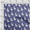 thumbnail image 1 of oneOone Cotton Flex Bluish Violet Fabric Sheep Sewing Craft Projects Fabric Prints By Yard 40 Inch Wide, 1 of 4