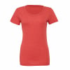 Red Triblend, variant on Bella-Canvas 8413 - Women's Triblend Short Sleeve T-Shirt