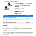 thumbnail image 2 of Front Upper Ball Joint Set - Compatible with 1992 - 1999 Chevy K1500 Suburban 1993 1994 1995 1996 1997 1998, 2 of 2