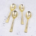 thumbnail image 2 of 24pcs Mini cucharas plásticas cucharas torta de cucharas desechables Postre cucharas de helados para Casa Comprar Partido de oro HOMEMAXS mx5846606, 2 of 5