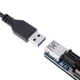 thumbnail image 3 of Cable USB 3.0 1X A 1X Extensor De Tarjeta Vertical Cable De 0,3 M, 3 of 8