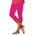 thumbnail image 2 of Women's Pants Fashion Yoga Pants Women Leggings For Summer High Waist Pant Knee Length Slim Fit Yoga Cropped Trouser, 2 of 7