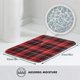 thumbnail image 4 of Felpudo rojo decorativo, alfombras antideslizantes lavables para interior y exterior, felpudo navideño para puerta de entrada, baño, cocina, patio, decoración navideña para el hogar, 20 x 31,5, 4 of 6