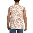 thumbnail image 4 of Uemuo Simple Fruit Pattern Men's Sleeveless T-Shirt,Muscle Athletic Tank Top, Moisture-wicking Quick-dry Breathable Classic Tee Top for Gym Run Outdoor Sports-, 4 of 8