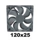 thumbnail image 3 of Ventilador de refrigeración de CC de 5 V, 12 V y 24 V con motor sin escobillas y silencioso de 40 MM, 50 MM, 60 MM, 70 MM, 80 MM, 90 MM y 120 MM para impresión 3D de 2 pines para carcasa de ordenador, 3 of 5