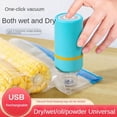 thumbnail image 3 of Mini sellador de bolsas portátil recargable por USB, de mano, para cocina, inteligente, para alimentos pequeños, para el hogar, con 10 bolsas, color azul, 3 of 8