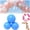 3 Balls*blue, variant on Reusable Inflatable Balloon Garland Arch Kit, 3/7 Pcs Linked Pvc Balloons with Elastic Bands, Party Decoration for Birthdays, Weddings & Celebration
