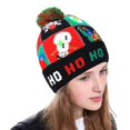 thumbnail image 5 of LED Christmas Knitted Hat Light Up Xmas Beanie Cap Unisex Winter Beanie Sweater Hat with Colorful LEDs for Christmas New Year, 5 of 5
