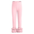 thumbnail image 6 of newwalpole Baby Girls'Ruffle Pants Toddlers Little Girls Leggings Pink for Size 5-6 Years, 6 of 6