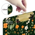 thumbnail image 6 of FORMRS Acrylic Clipboard with Low Profile Clip Standard A4 Letter Size, 12.5" x 9", Orange Flowers, 6 of 8