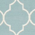 thumbnail image 2 of Safavieh Dhurries Light Blue Contemporary Rug - Runner 2'6" x 8', 2 of 3